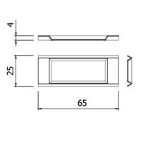 Plateau Carlotta transparent, modern et de design 4